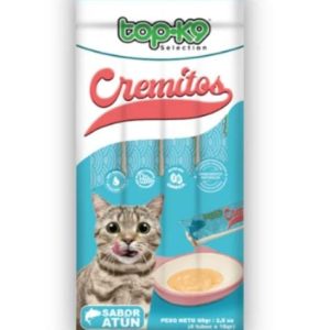 snack cremitos top k-9 sabor atun sobre 4 tubitos