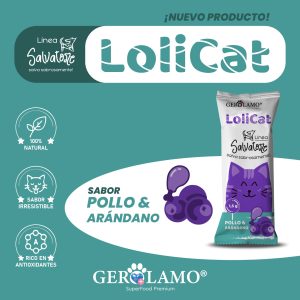 Loly cat sabor pollo arandanos 1 gr