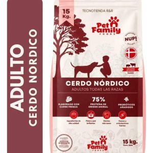 PET FAMILY CERDO NORDICO 15 KG